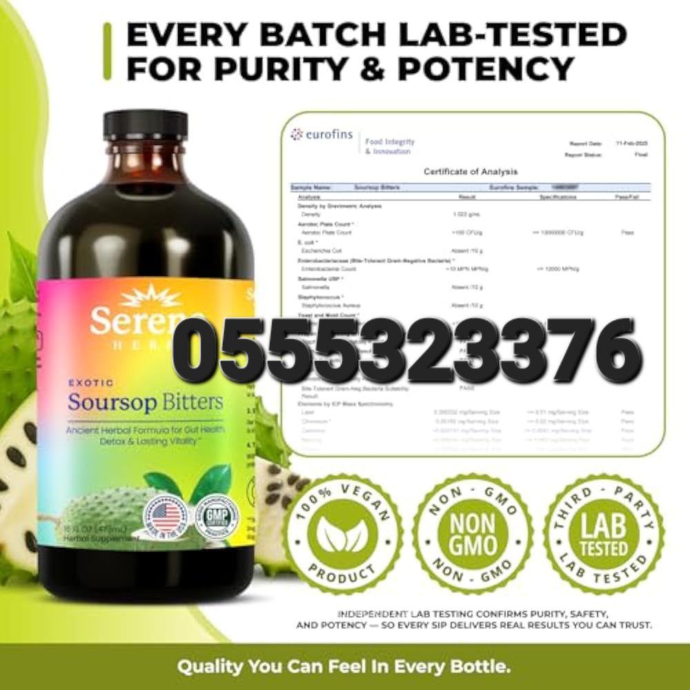 Serene Herbs Soursop Bitters In Ghana