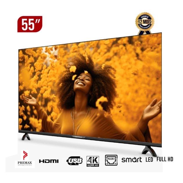 Brand New Premax 55″ Smart TV – 4K UHD, Smart Features & Premium Picture Qu
