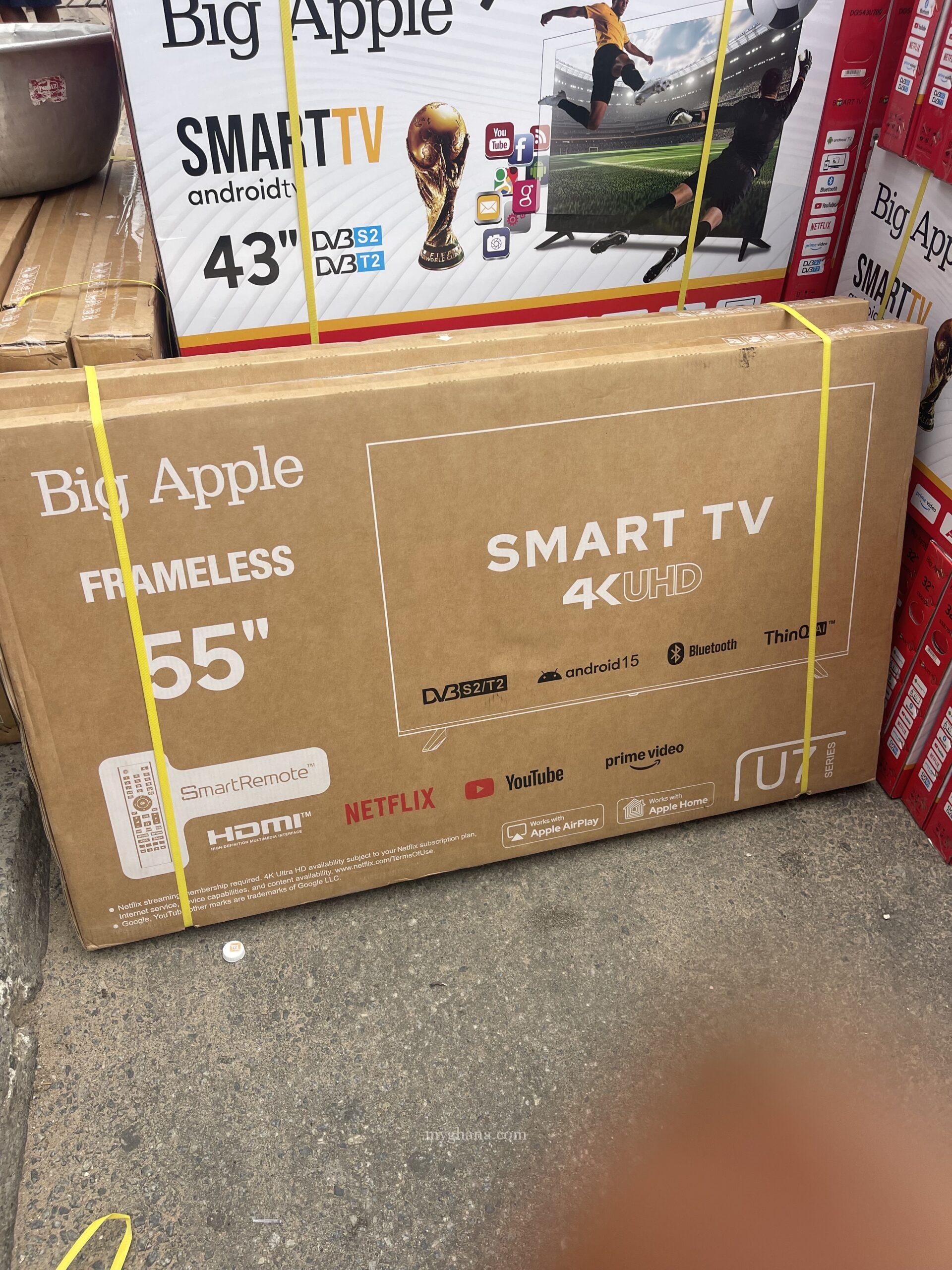 Big apple anti-crack screen tv 55 inches