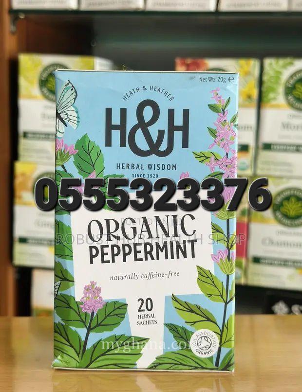 Heath and Heather Organic Peppermint Herbal Tea 20 Bags