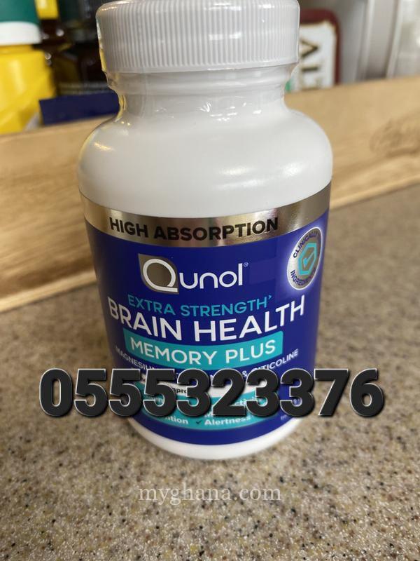 Qunol Brain Health Memory Plus with B6 Magnesium L-Threonate & Citicoline