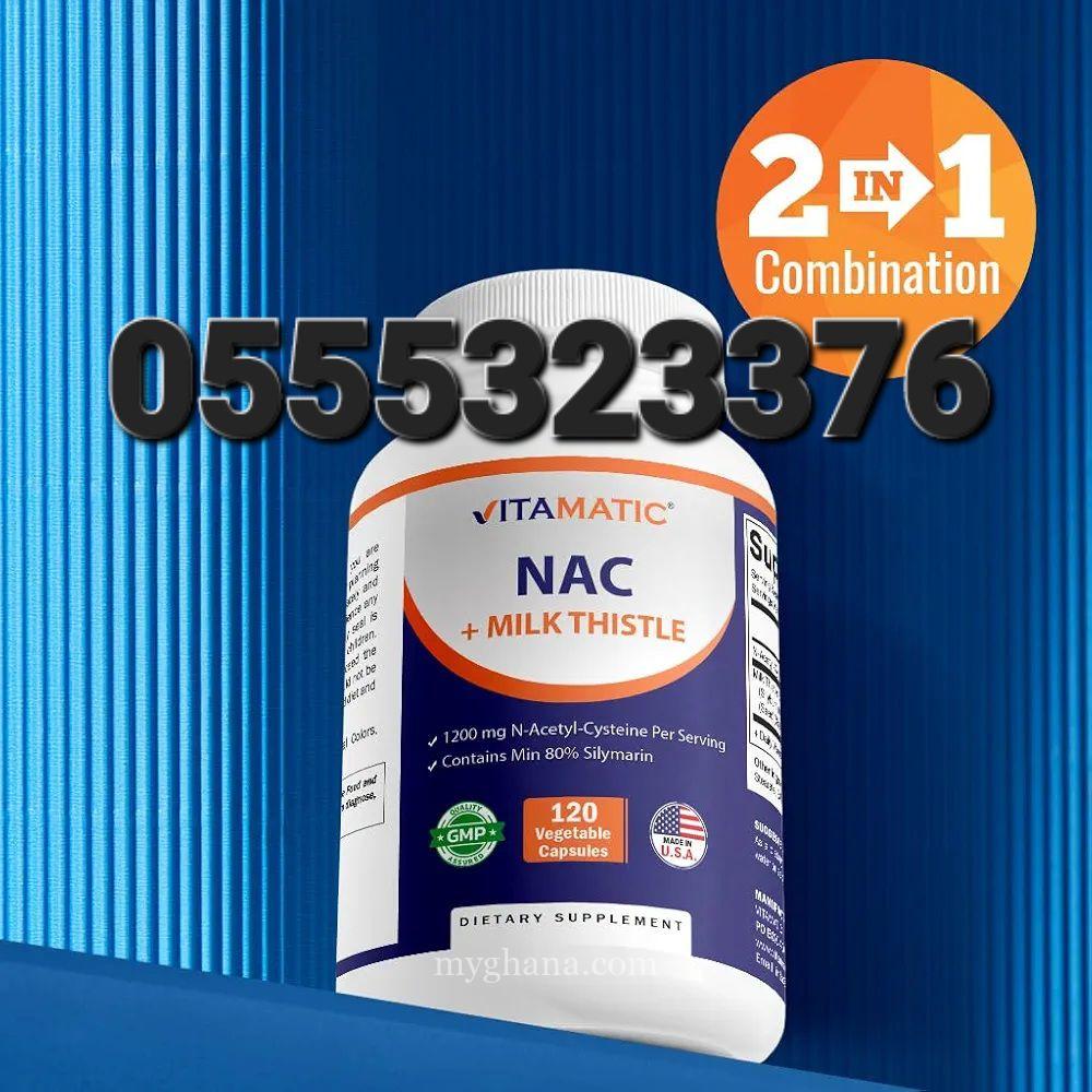 Vitamatic NAC + Milk Thistle In Ghana