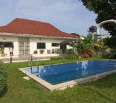 Three bedroom house with a pool and garden to let at East Legon, Accra
