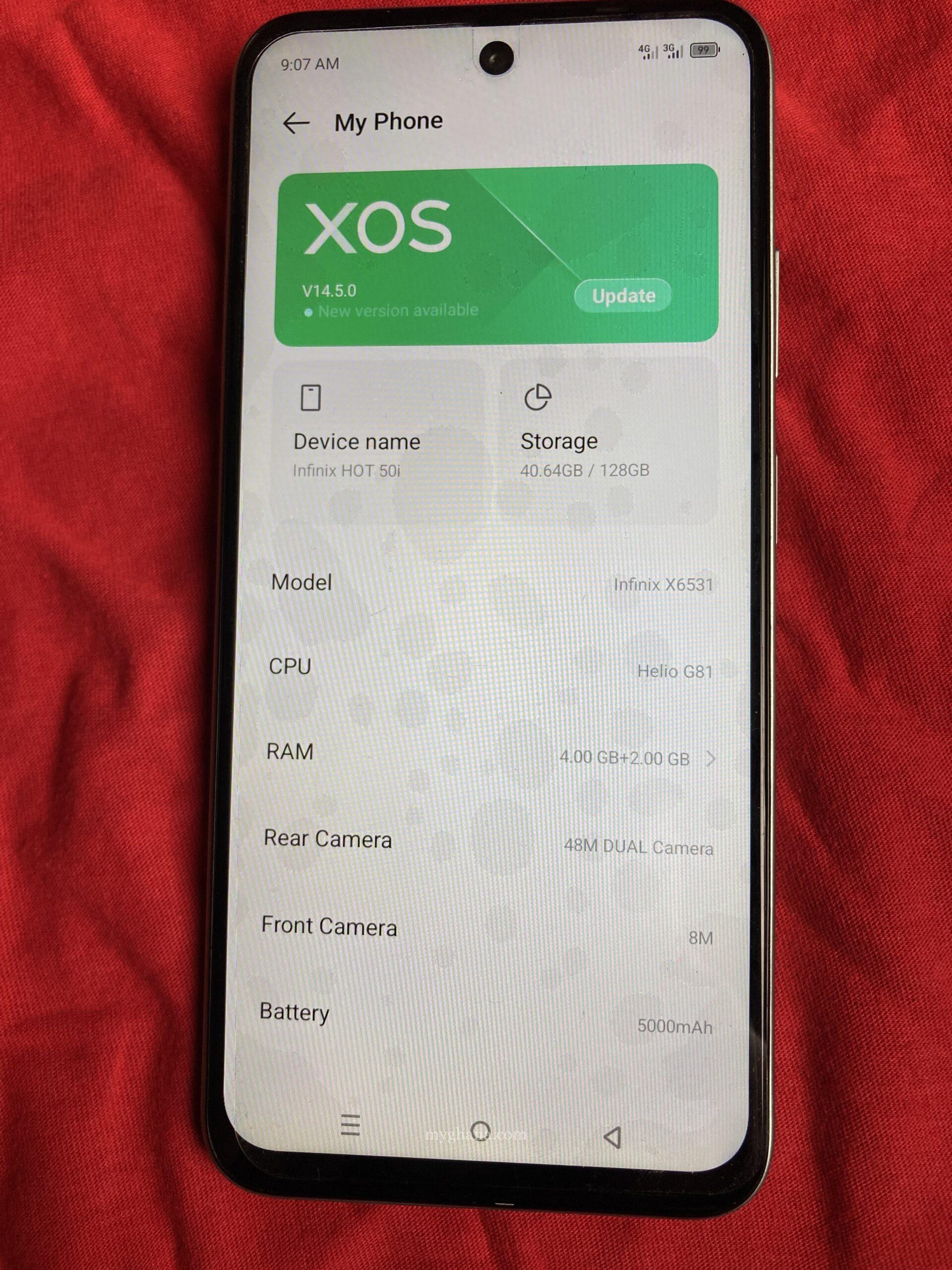 Infinix Hot50i