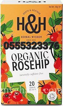 Heath & Heather Organic Wild Rosehip Tea 20 Bags
