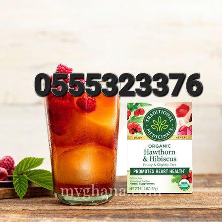 Traditional Medicinals Organic Hawthorn & Hibiscus Herbal Tea