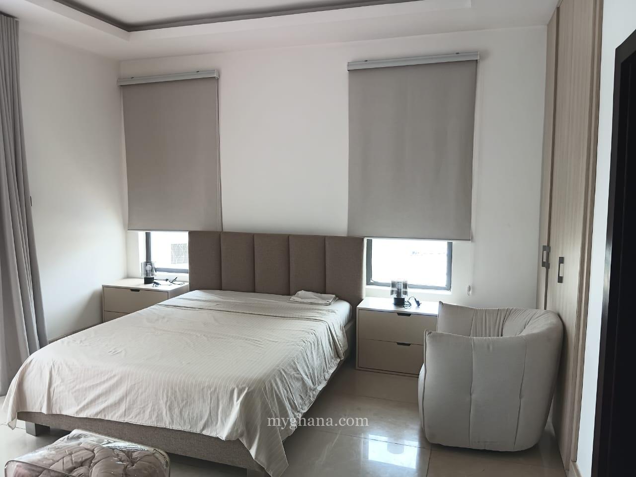 Furnished 4 bed townhouse to let at Cantonments near the US Embassy, Accra
