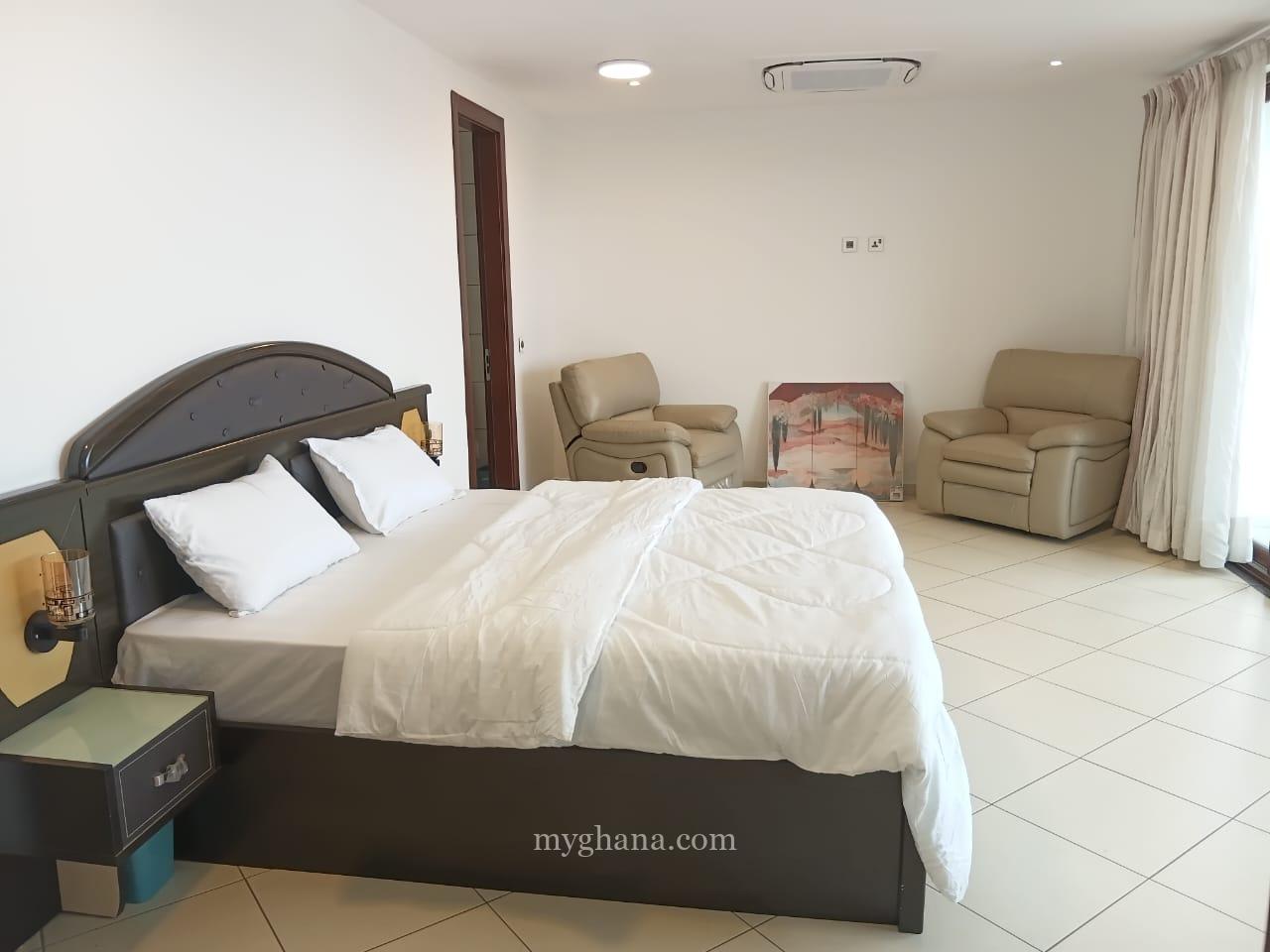 3 bedroom furnished apartment for rent at Airport Residential Area, Accra