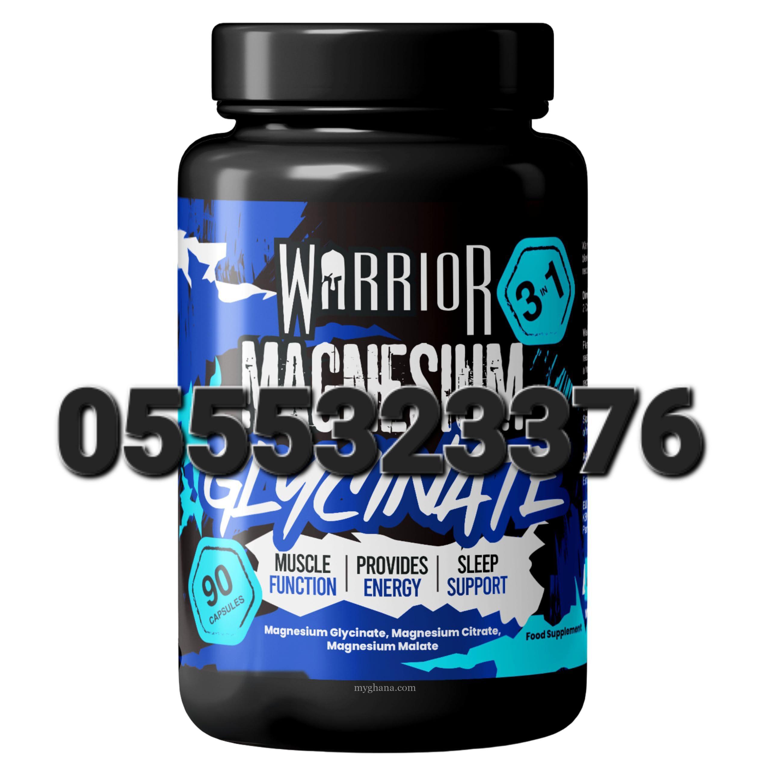 Warrior Magnesium Glycinate 3-in-1 Complex 384mg