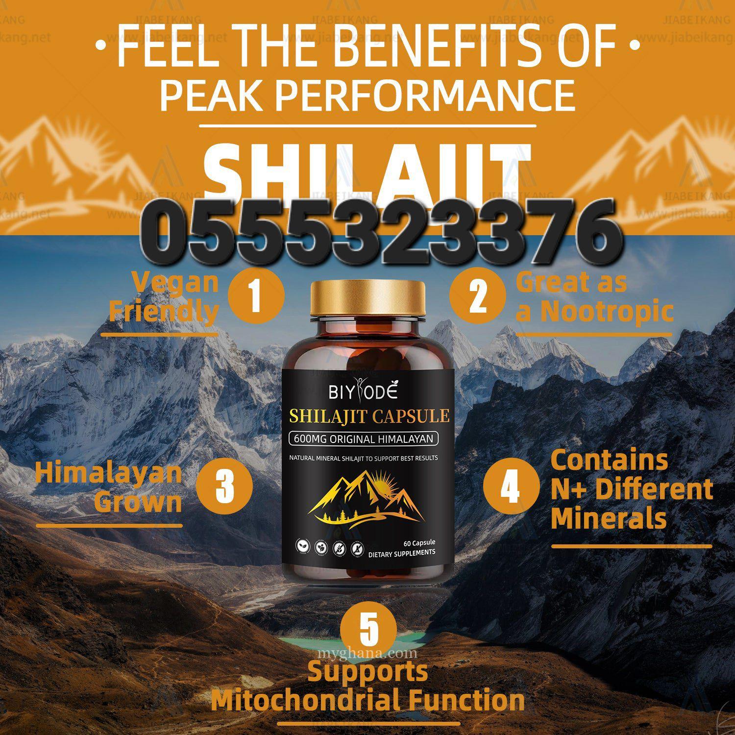 BIYODE Shilajit Pure Himalayan Capsules 36000mg