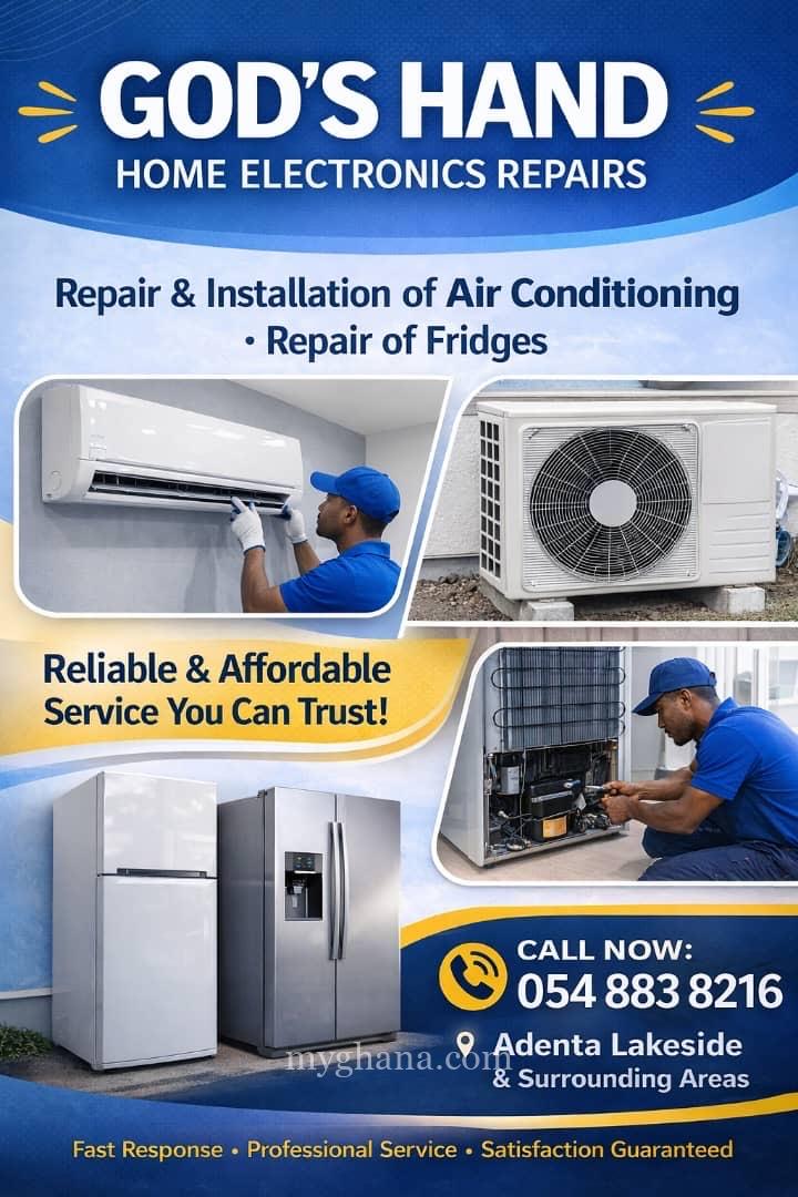 God’s Hand Aircondition Installation and Fridge Repair Service