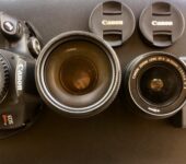 Canon EOS 1500D/Rebel T7 DSLR Camera + 2 Lenses Tripod Case