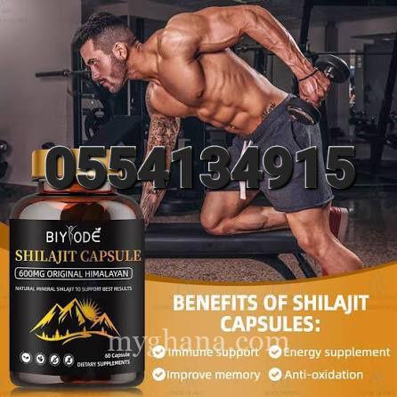BIYODE Shilajit Pure Himalayan Capsules 36000mg