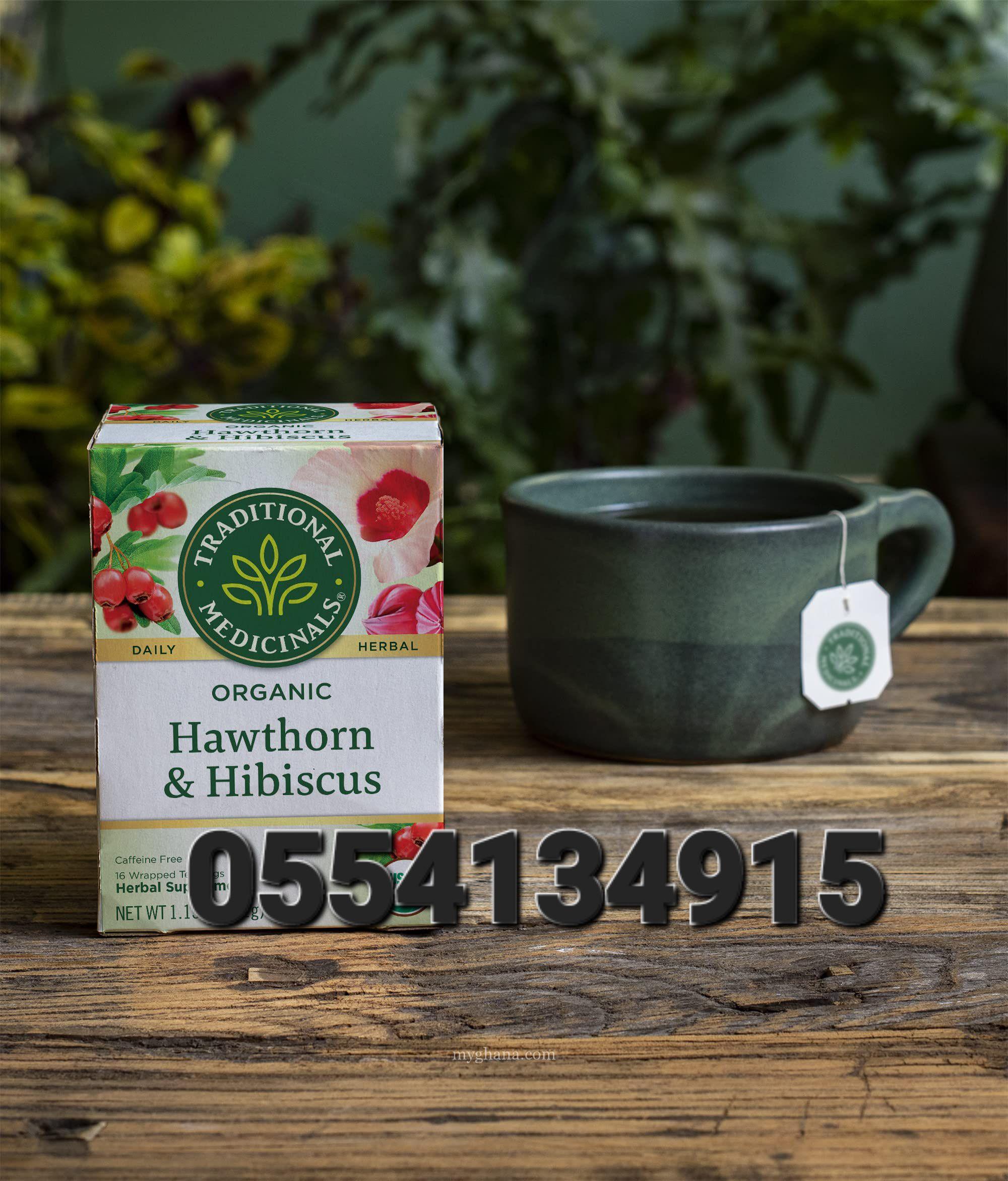 Traditional Medicinals Organic Hawthorn & Hibiscus Herbal Tea