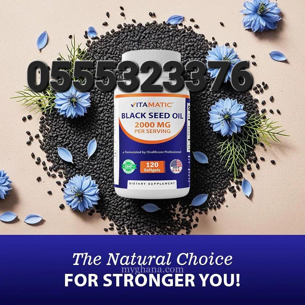 Vitamatic Black Seed Oil 2000 mg In Ghana
