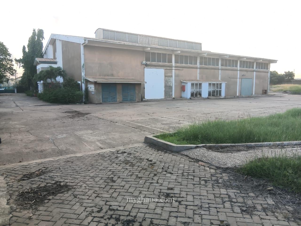 Warehouse for sale at Tema Industrial Area near Cable Metal Company