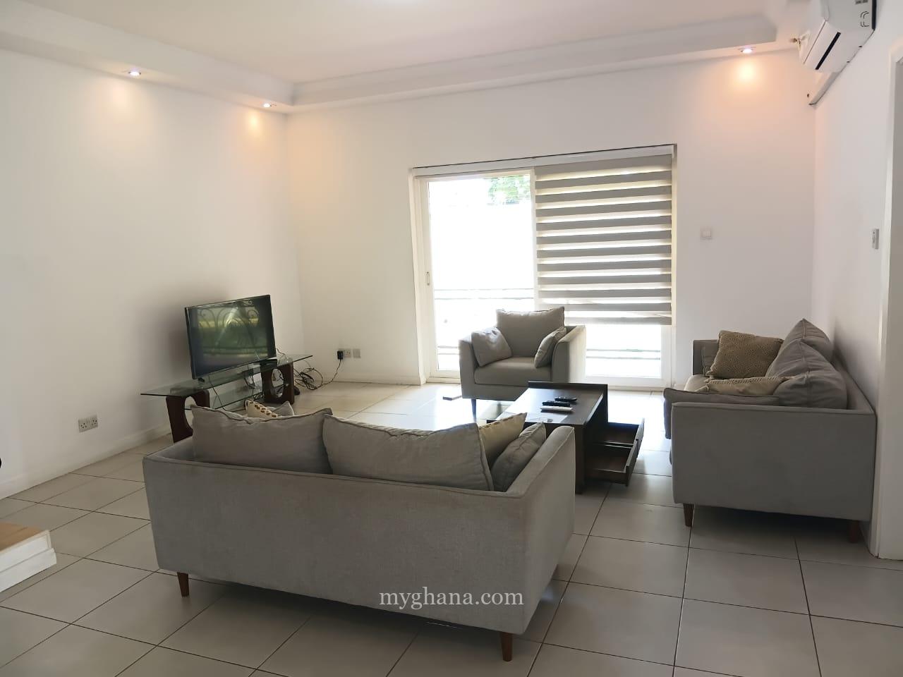 Furnished three bedroom townhouse to let at Cantonments near the US Embassy