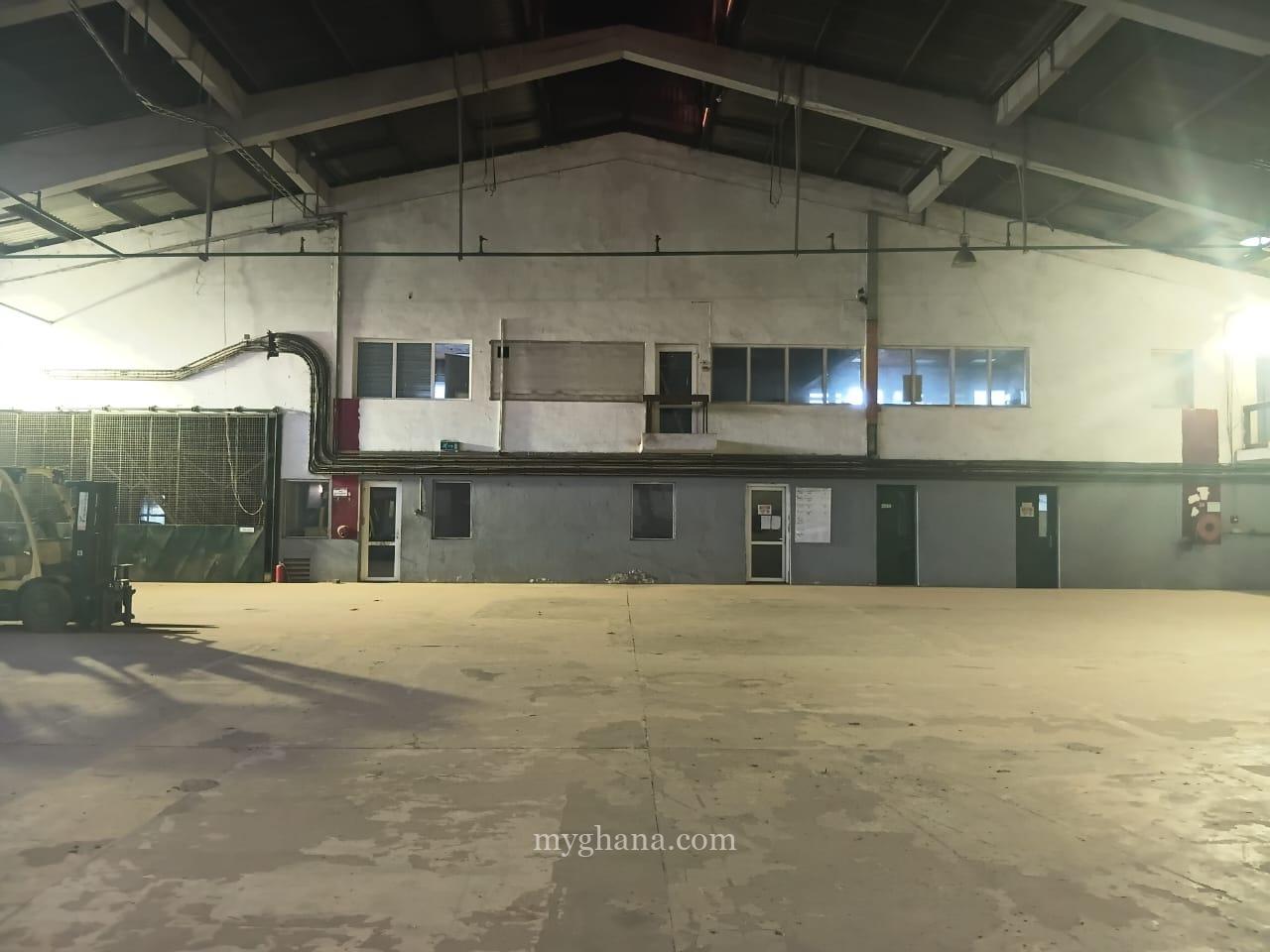Warehouse for sale at Tema Industrial Area near Cable Metal Company