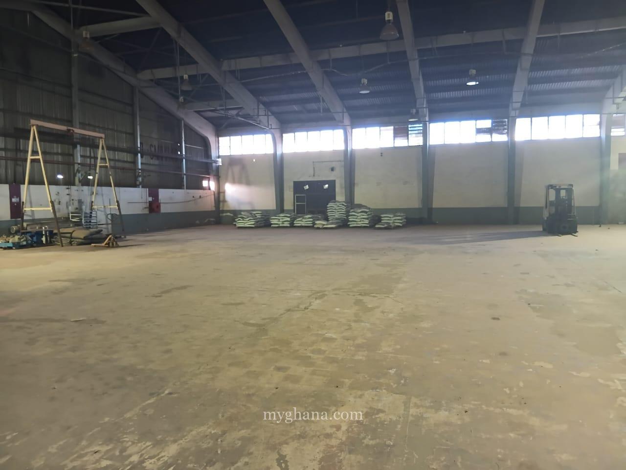 Warehouse for sale at Tema Industrial Area near Cable Metal Company