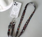 Handmade Beaded crossbody phone lanyard