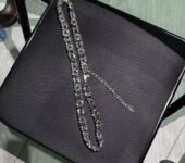 Handmade beaded crystal belt