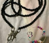 Handmade Beaded crossbody phone lanyard