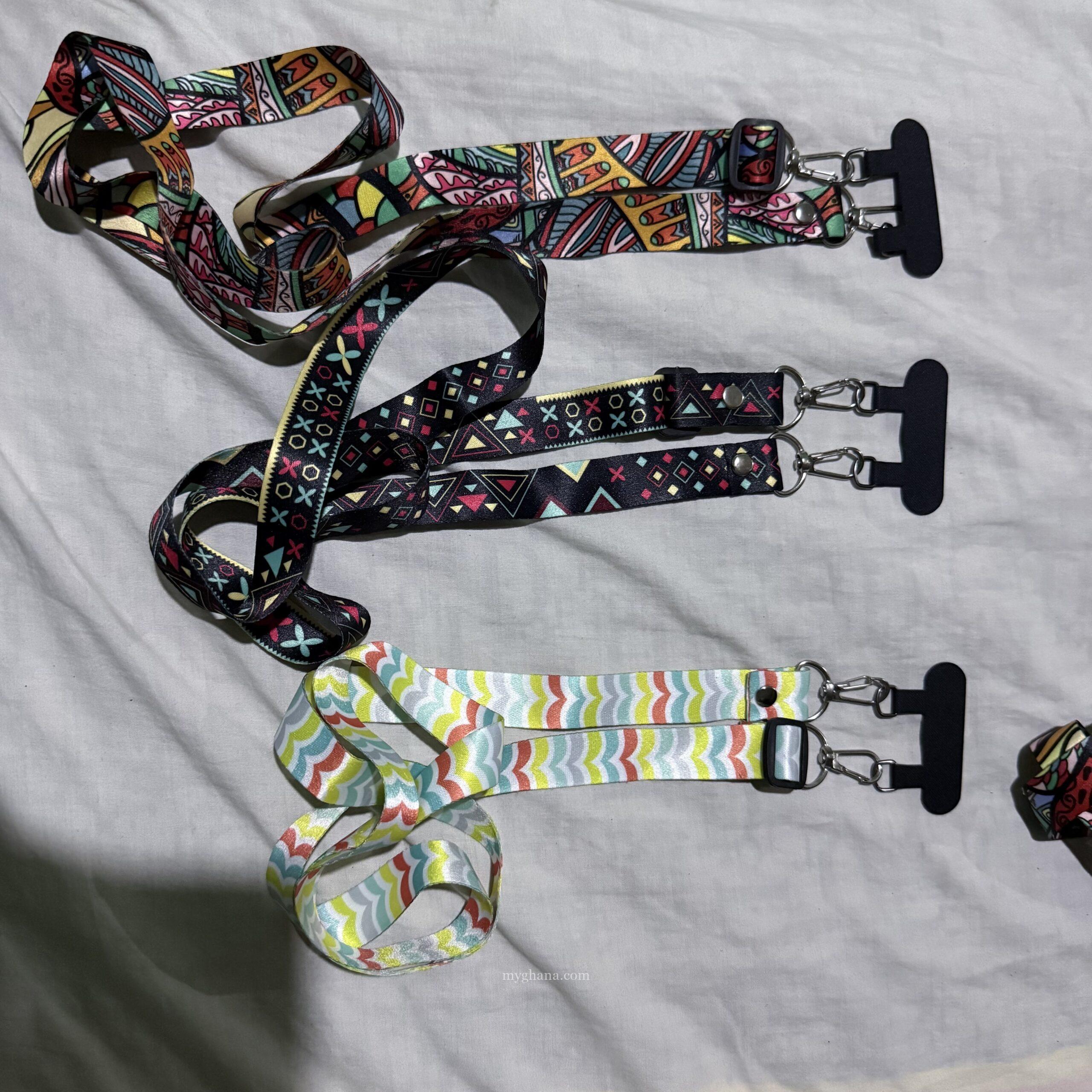 Double head crossbody phone lanyard