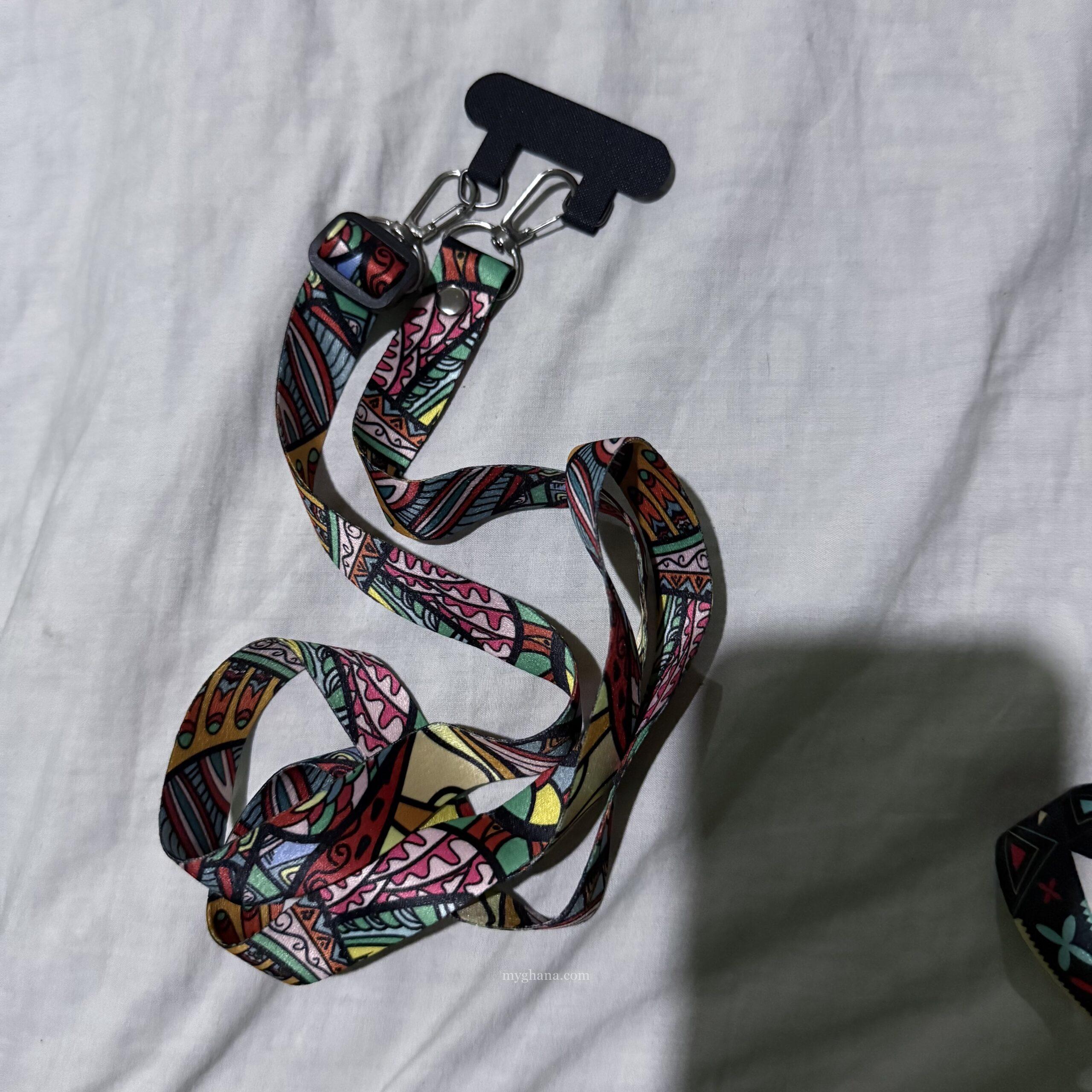 Double head crossbody phone lanyard