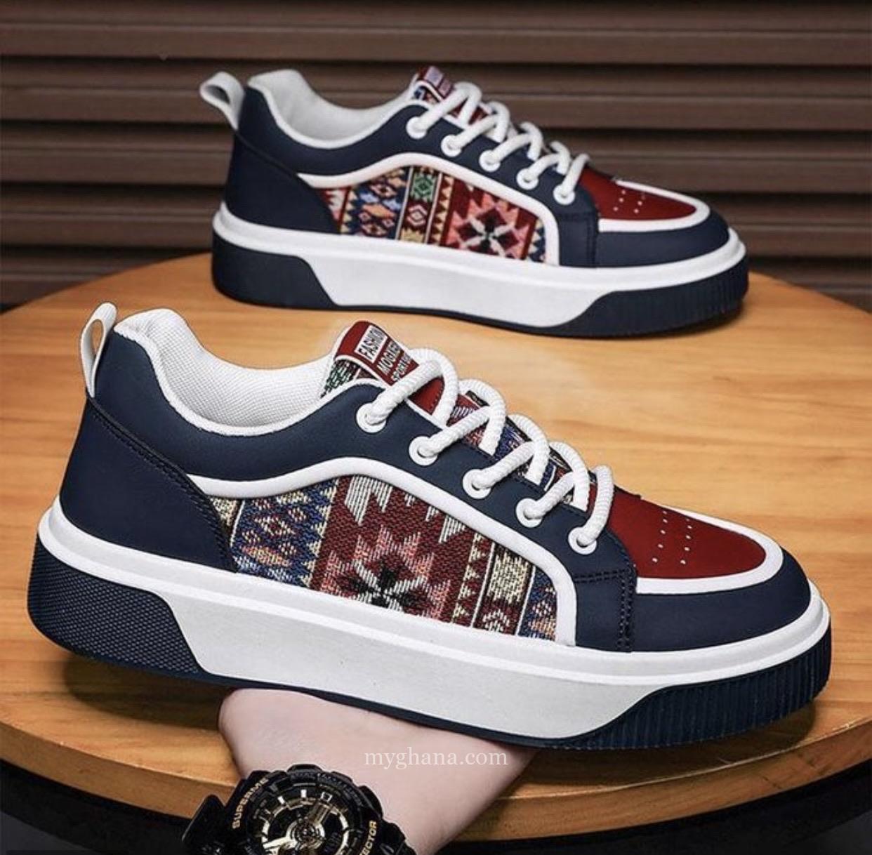 Fashion Men’s Sneakers Men’s Basketball Shoes Fashion Pop Shoes Blue/Red