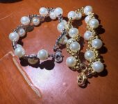Handmade beaded Pearl bracelet