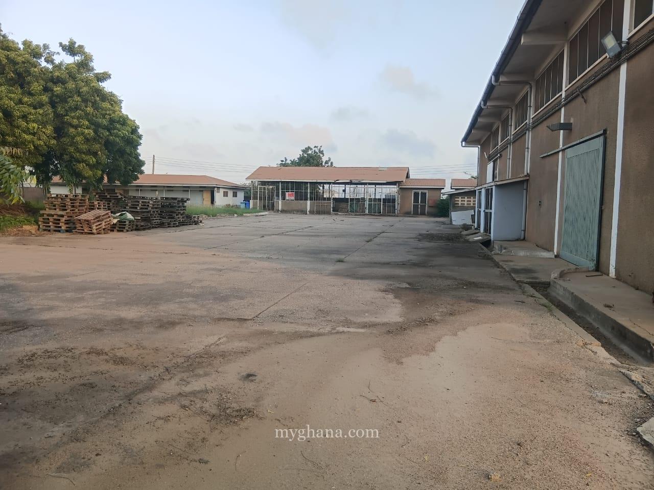 Warehouse for sale at Tema Industrial Area near Cable Metal Company