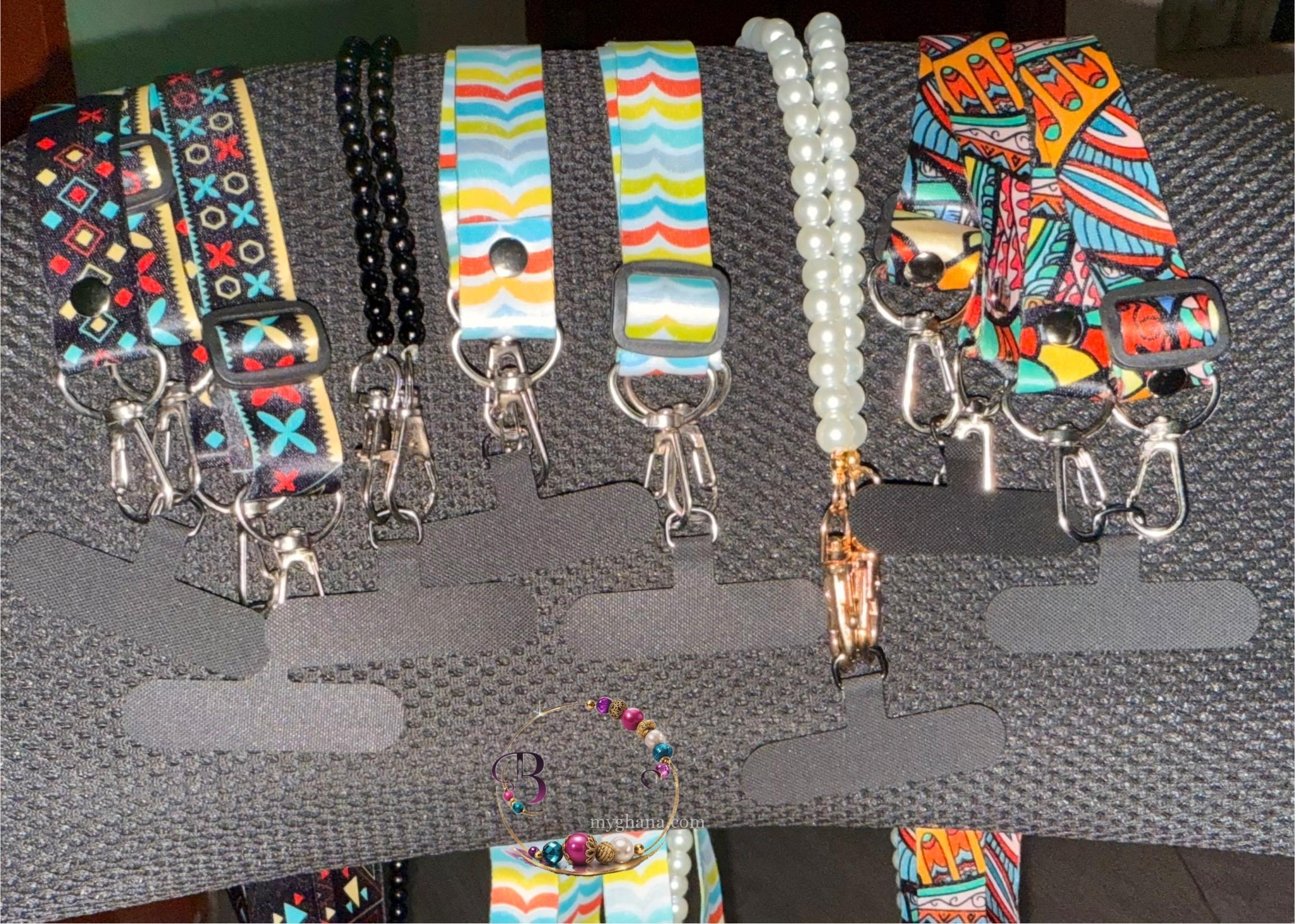 Handmade Beaded crossbody phone lanyard