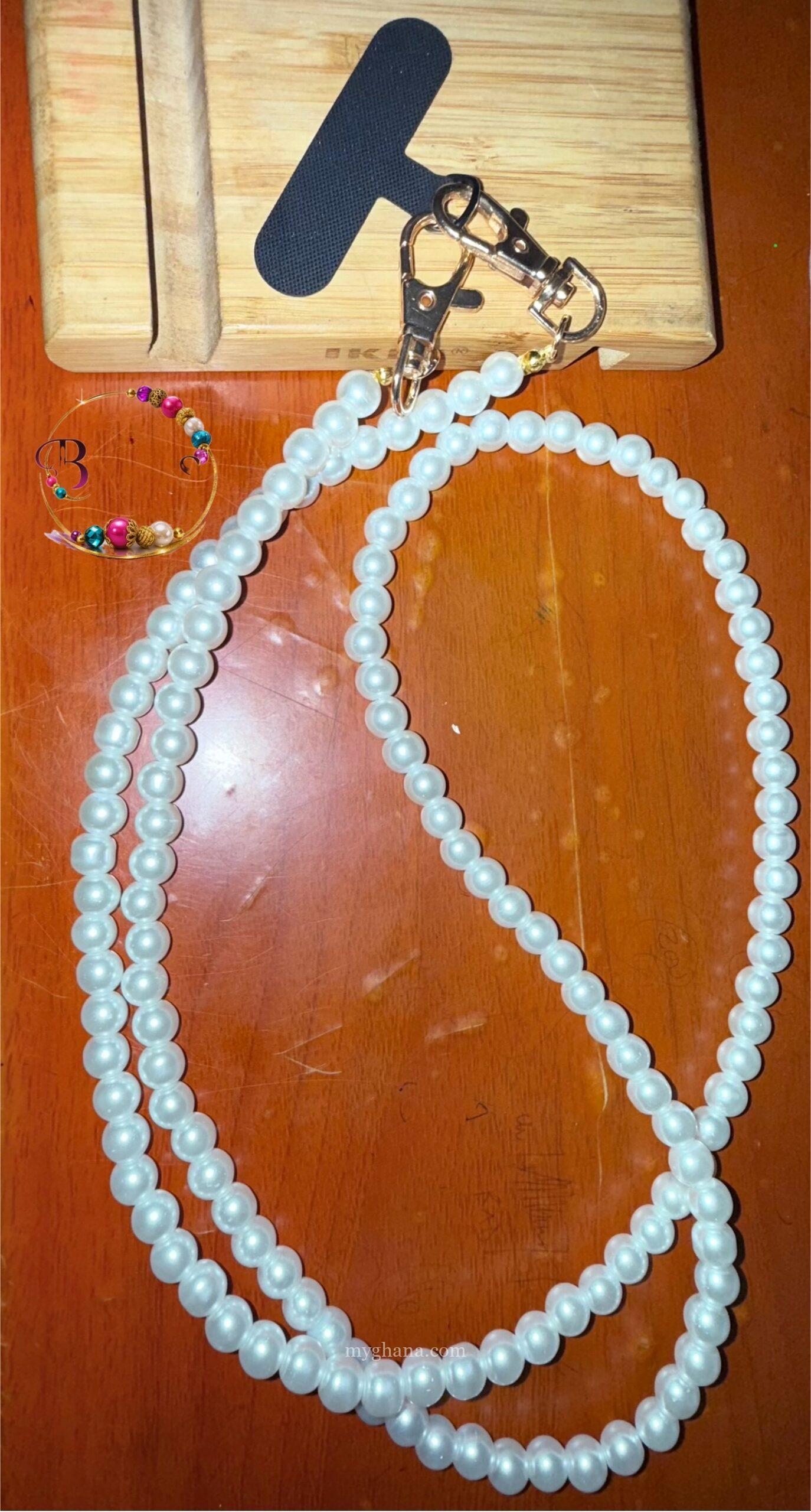 Handmade Beaded crossbody phone lanyard