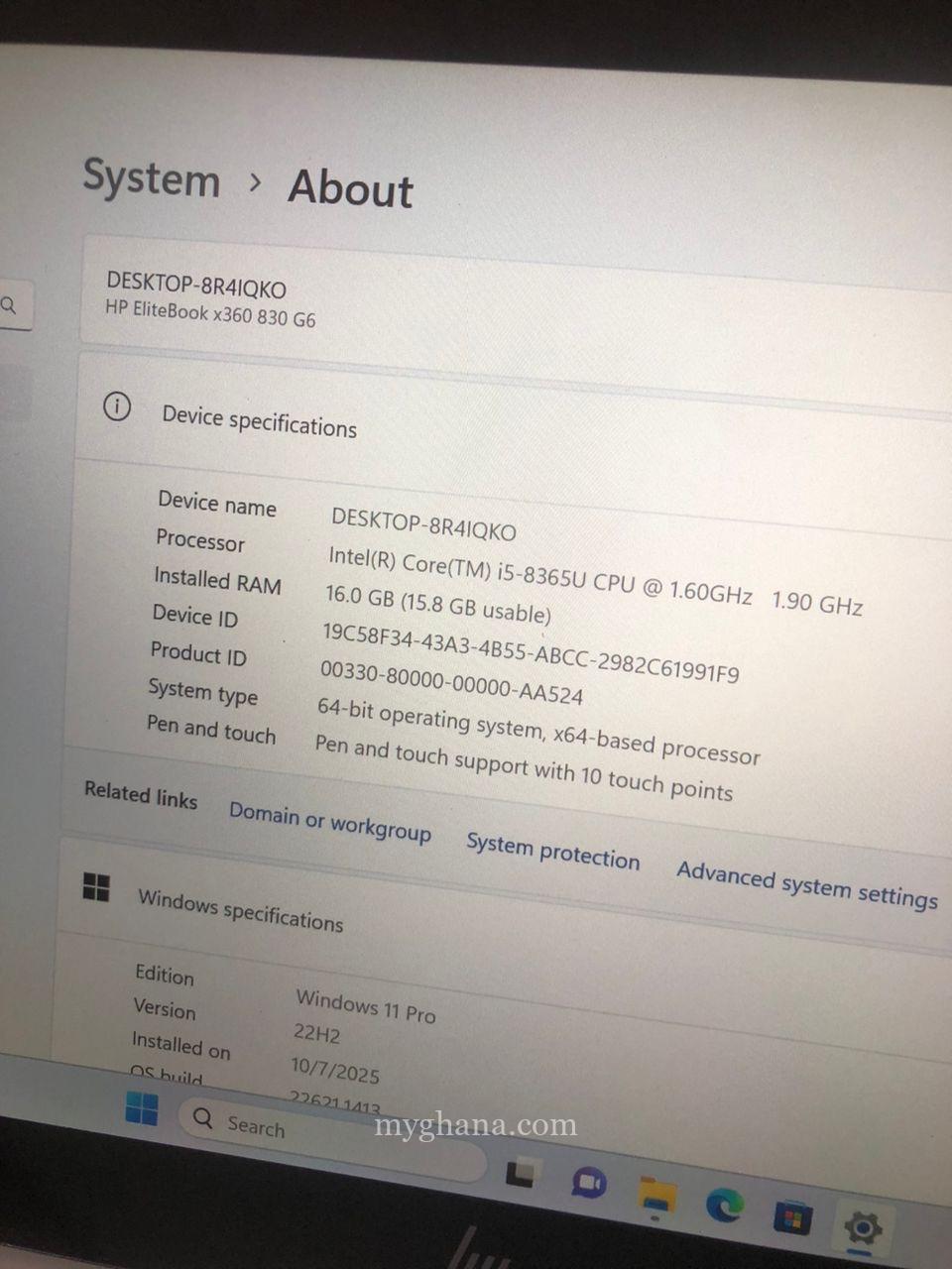 Hp Elitebook 830 g6 x360 convertible