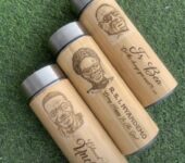 CUSTOMIZE BAMBOO FLASK