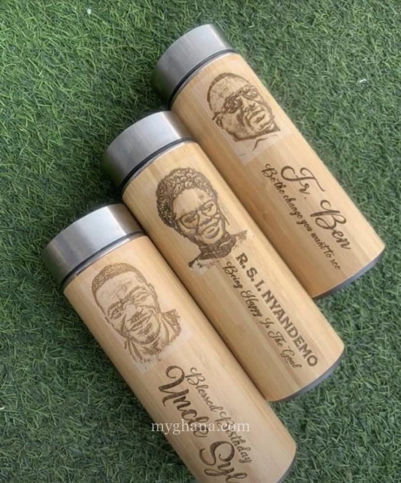 CUSTOMIZE BAMBOO FLASK