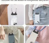 Double head crossbody phone lanyard