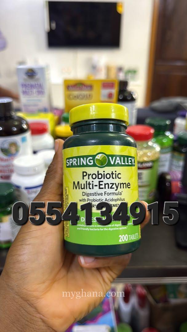 Spring Valley Probiotic Multi-Enzyme In Ghana