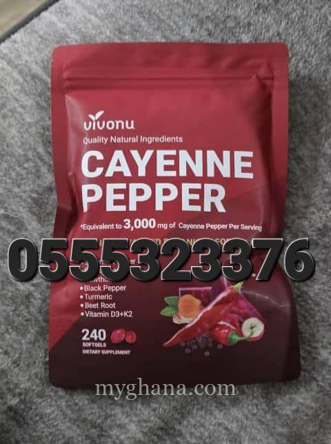 VivoNu Cayenne Pepper Softgels In Ghana