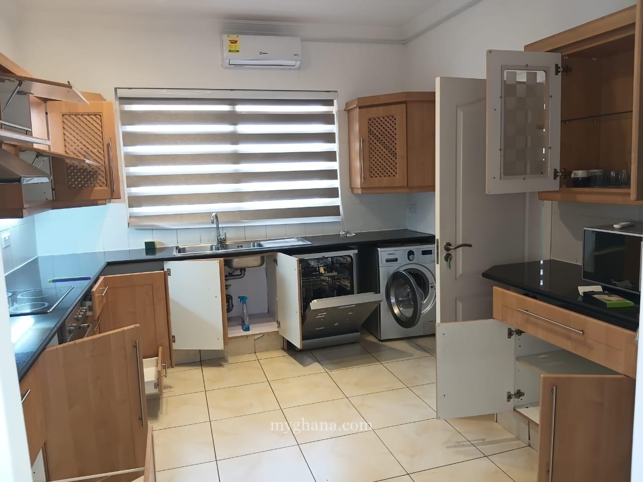 Furnished three bedroom townhouse to let at Cantonments near the US Embassy