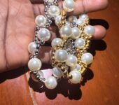 Handmade beaded Pearl bracelet