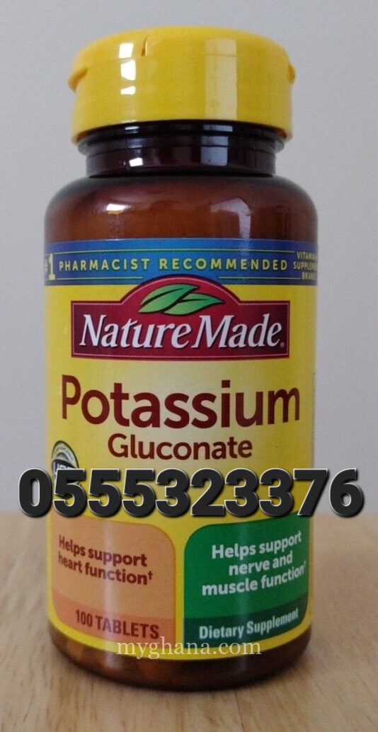 Nature Made Potassium Gluconate In Ghana