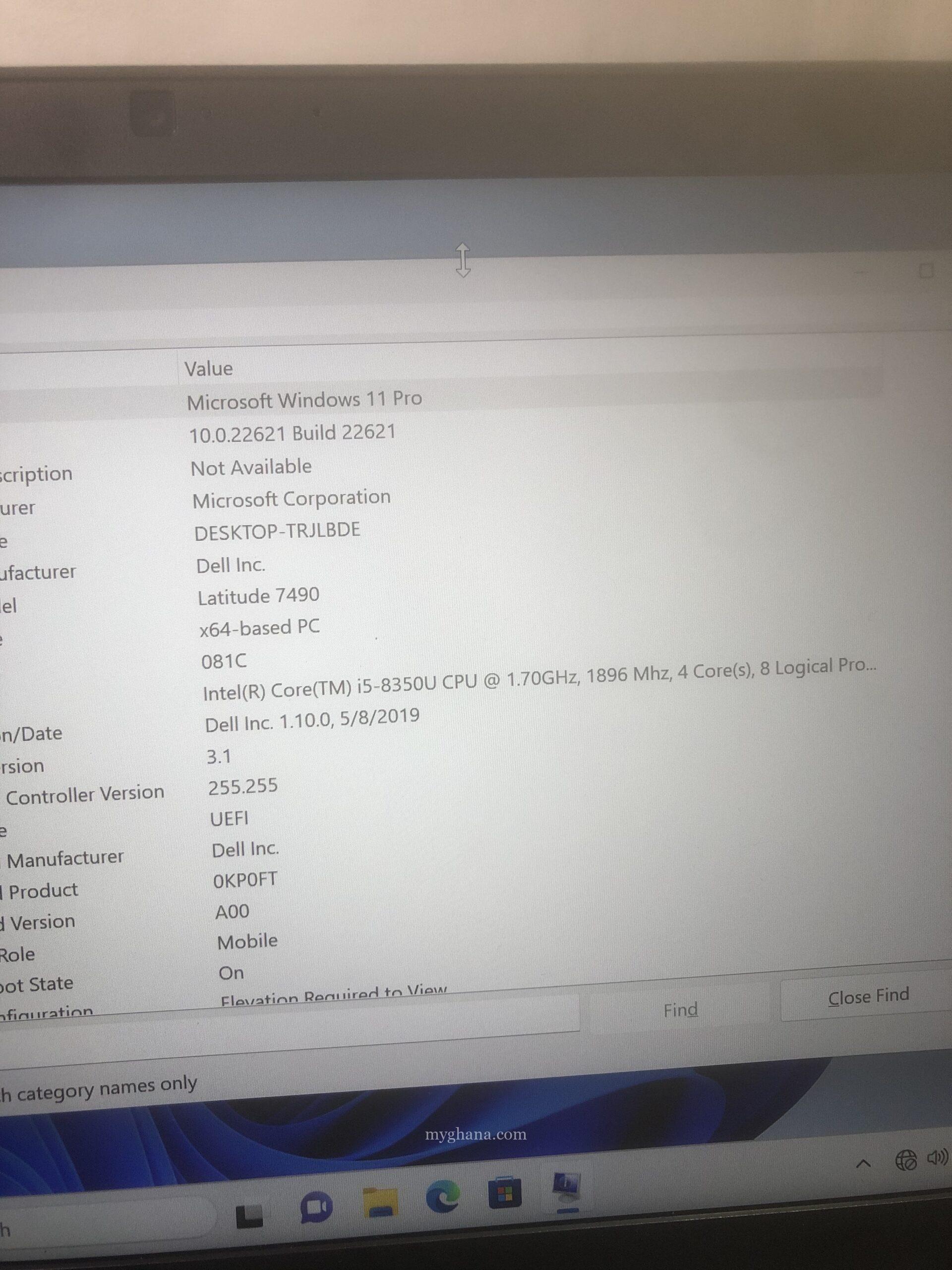 Dell latitude 7490
