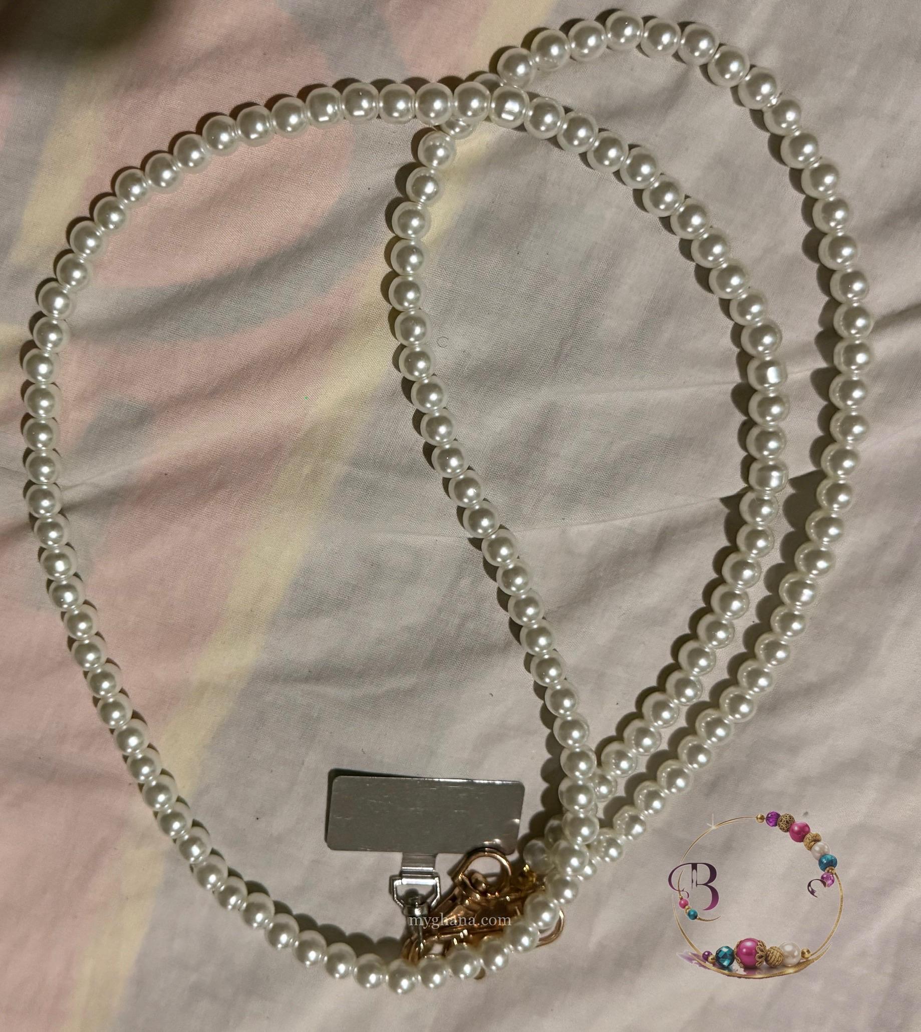 Handmade Beaded crossbody phone lanyard