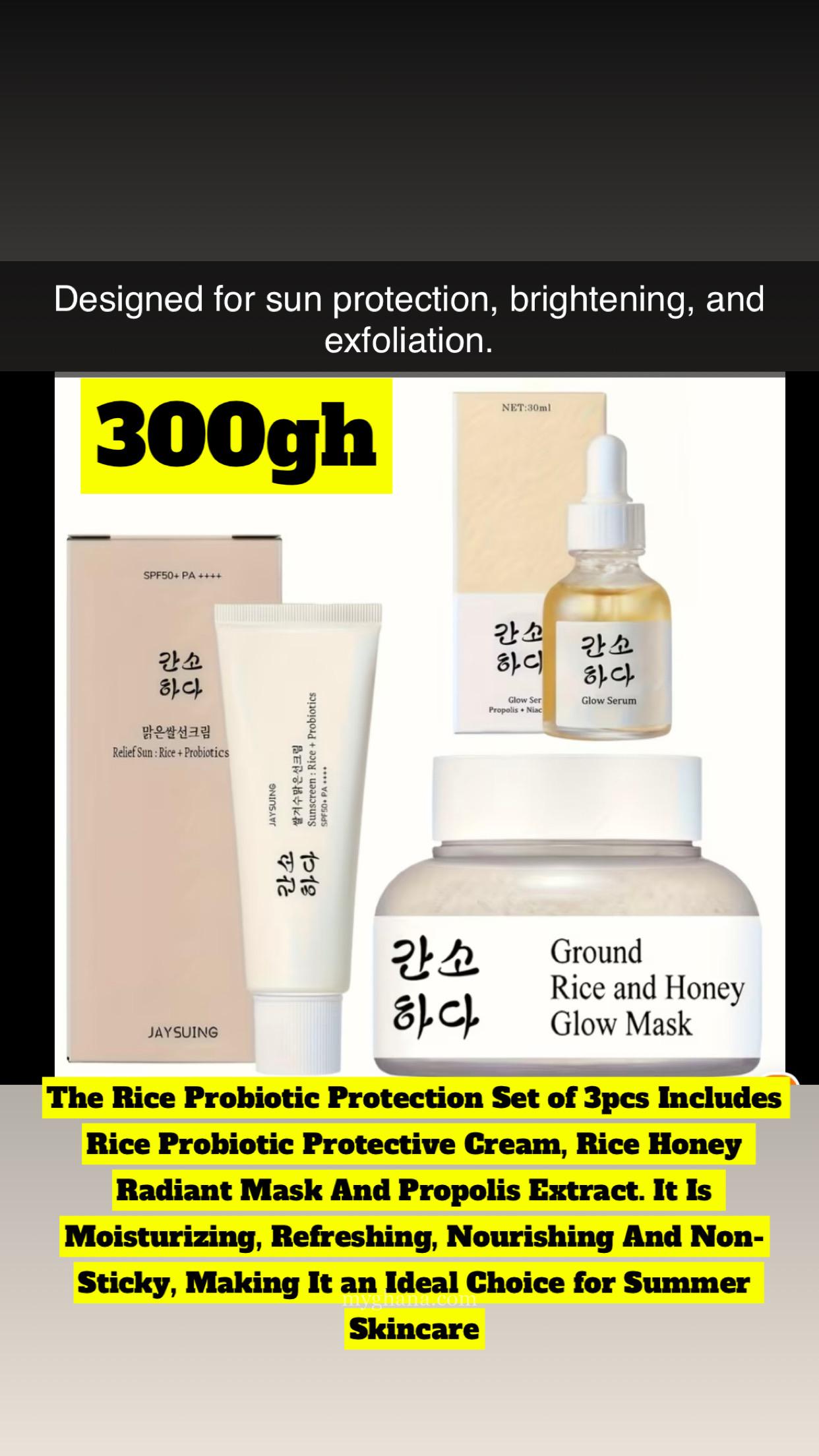 Skincare products
