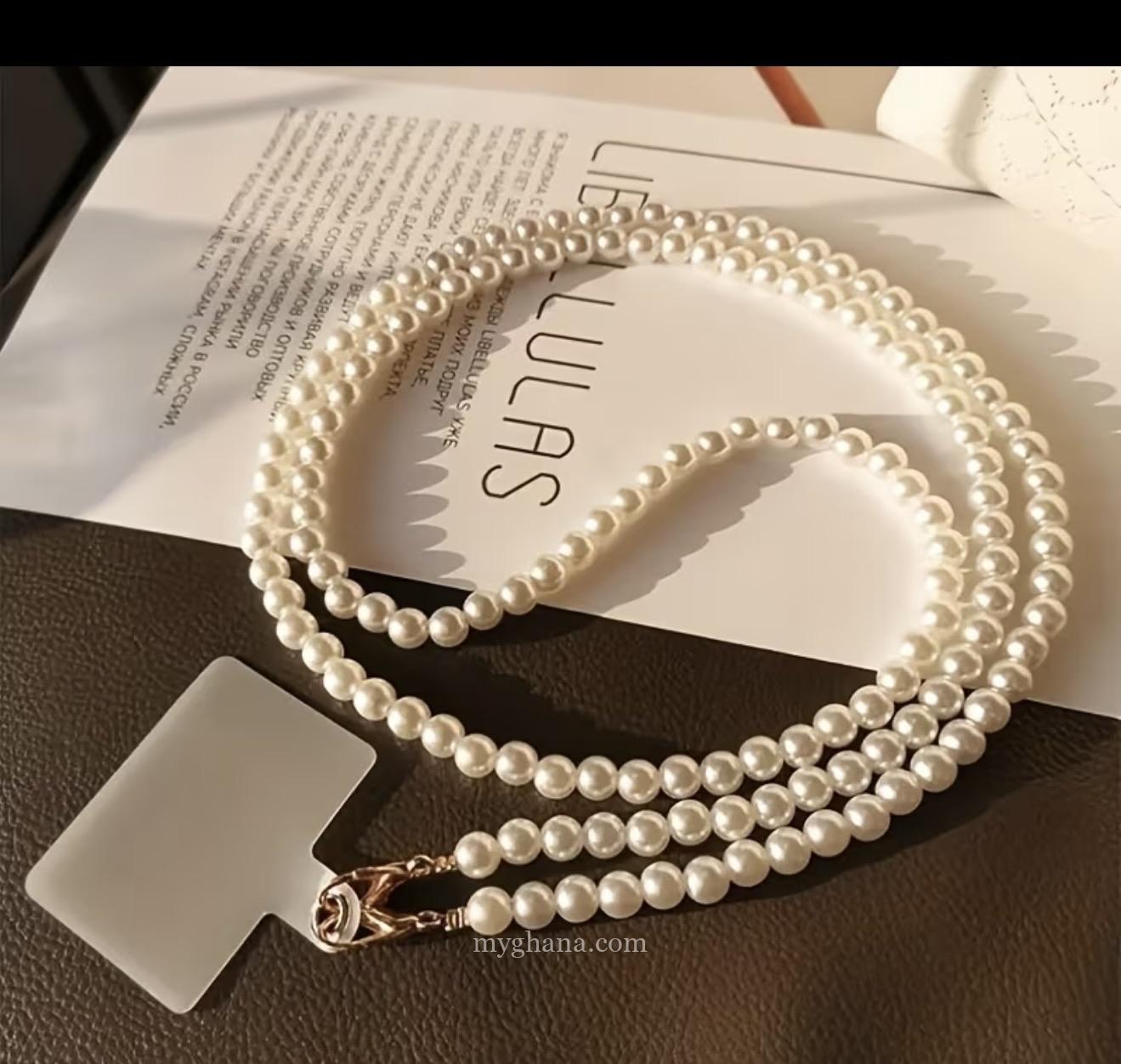 Handmade Beaded crossbody phone lanyard