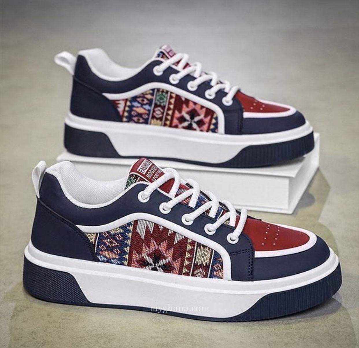 Fashion Men’s Sneakers Men’s Basketball Shoes Fashion Pop Shoes Blue/Red