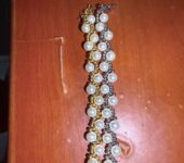 Handmade beaded Pearl bracelet