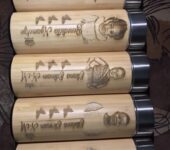 CUSTOMIZE BAMBOO FLASK