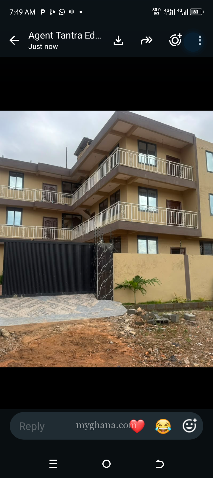 2 bedrooms apartment for rent at Achimota mile 7